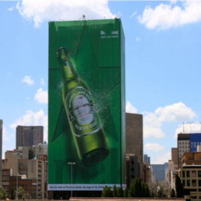 Large size outdoor banner
