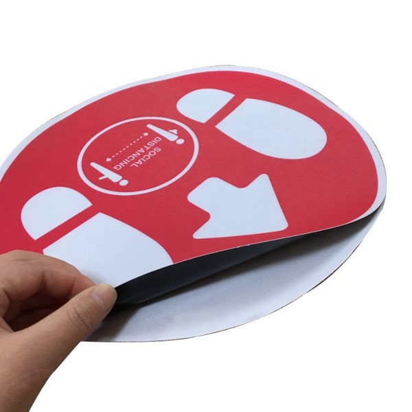 Round shape floor sticker